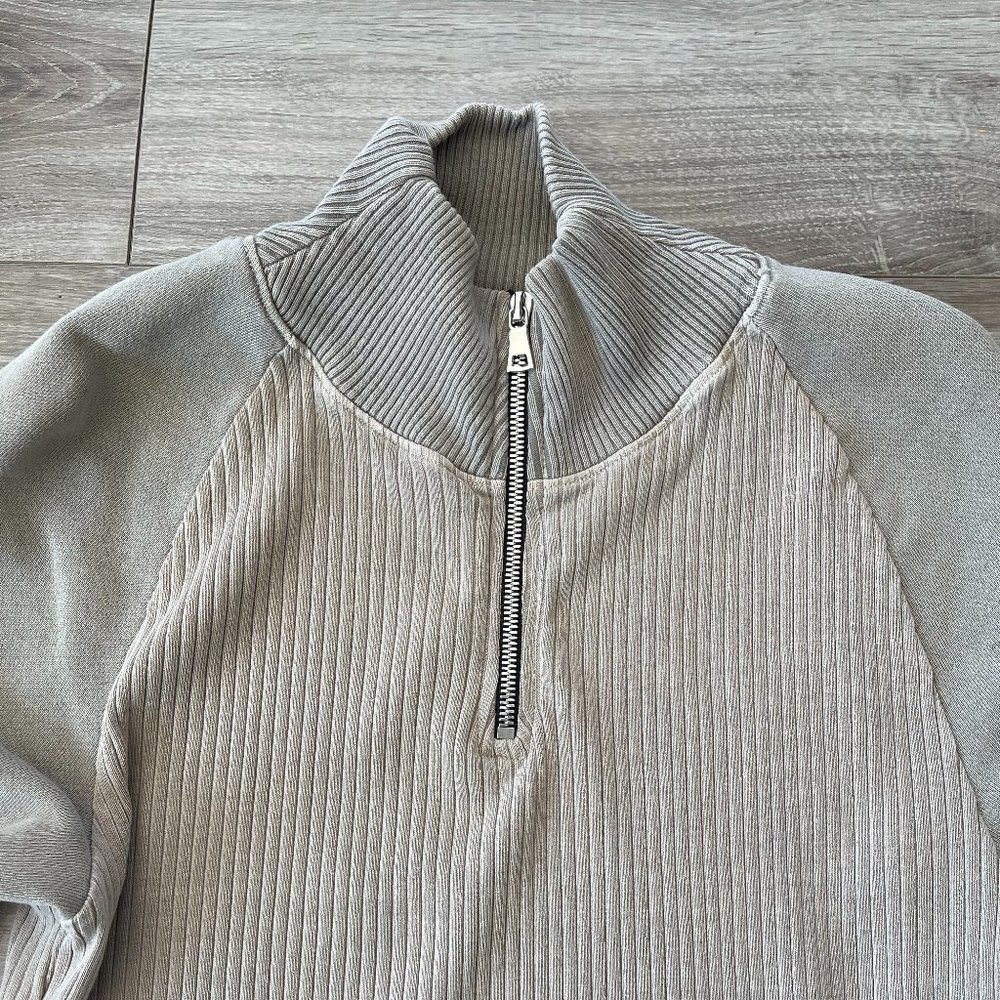 Cotton Citizen crop sweatshirt with zipper